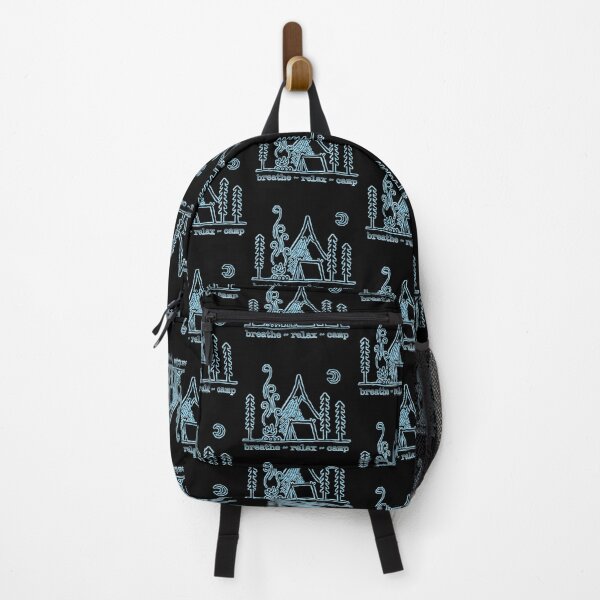 Item preview, breathe relax camp - camping - blue by Boo-da-chay designed and sold by Boo-da-chay.