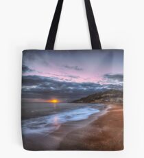 Ventnor Beach sunset Tote Bag