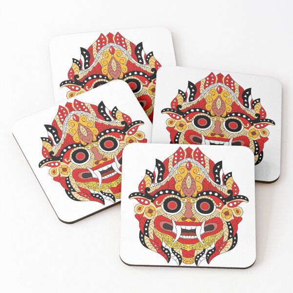 Item preview, Barong Bali Mask designed and sold by ethnicdrawing.