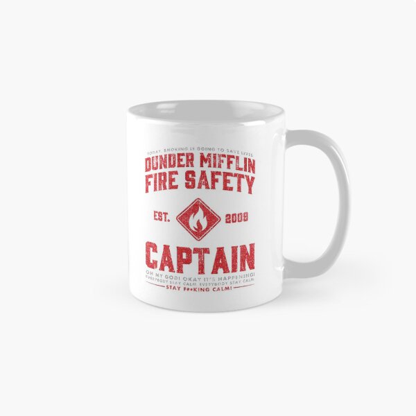 Item preview, Dunder Mifflin Fire Safety Captain designed and sold by huckblade.