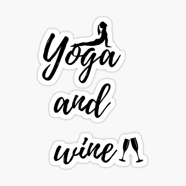 Artikel-Vorschau von Yoga und Wein, designt und verkauft von Rajkumar720.