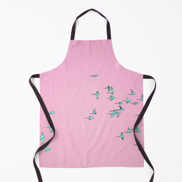 Item preview, Turquoise Birds Flying through a Pink Sky designed and sold by Digitaldingo.