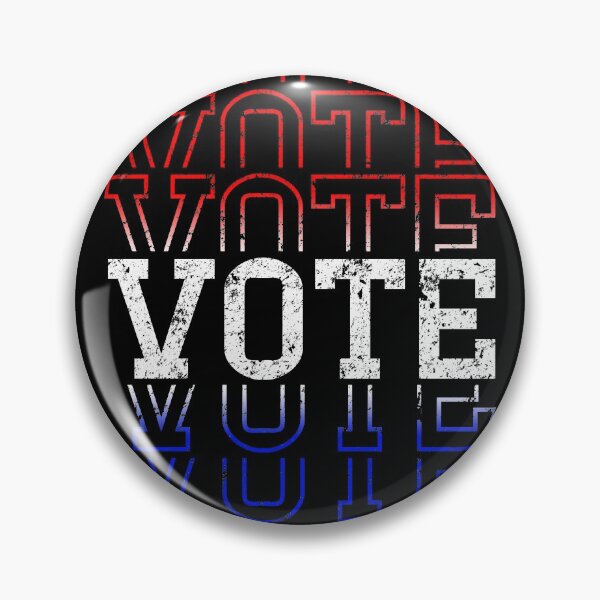 Aperçu de l'œuvre Vote rouge blanc et bleu créée et vendue par thegreenclock.
