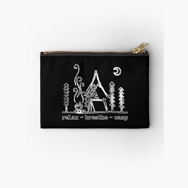 Item preview, breathe relax camp - camping - distressed white by Boo-da-chay designed and sold by Boo-da-chay.