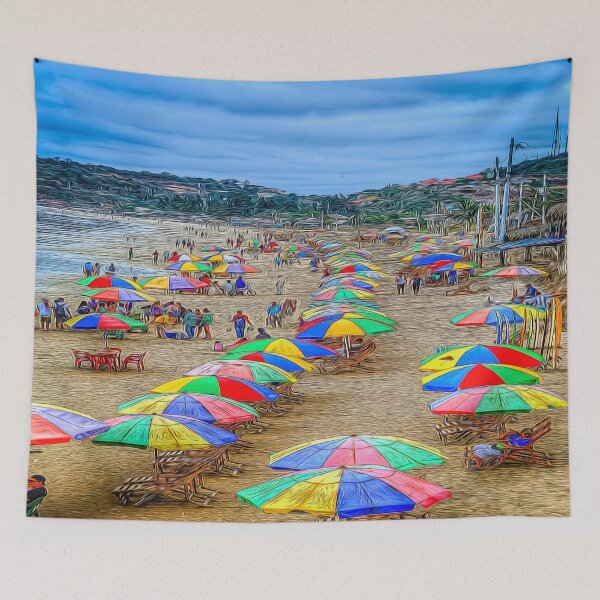 Item preview, Beach morning in Montanita designed and sold by Steven Kight.