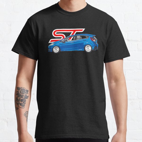 Vista previa del artículo con la obra «Ford Fiesta ST - Azul», diseñado y vendido por cowtownCOWBOY.