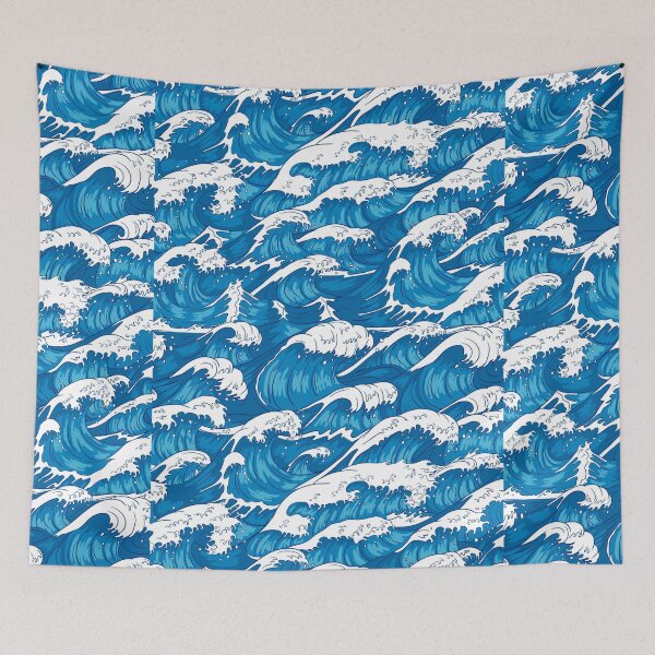 Item preview, Water Wave Pattern  designed and sold by TagCreation.