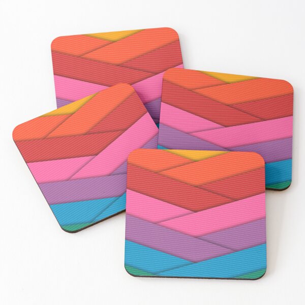 Item preview, Colorful Arrow shaped Triangular abstract Pattern designed and sold by Iconique Space.