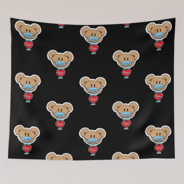 Item preview, Covid19 Pandemy Bear Face designed and sold by HuiCreations.
