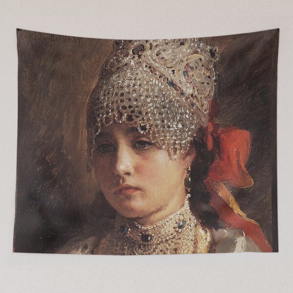 Item preview, Boyaryshnya - Konstantin Makovsky - 1884 designed and sold by CJET.