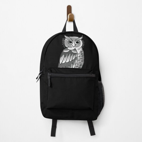 Item preview, Black and white owl designed and sold by MusicPopCulture.