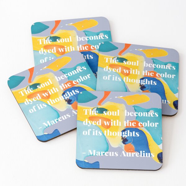 Item preview, The Soul Becomes Dyed with the Color of its Thoughts - Marcus Aurelius designed and sold by flying-flamingo.