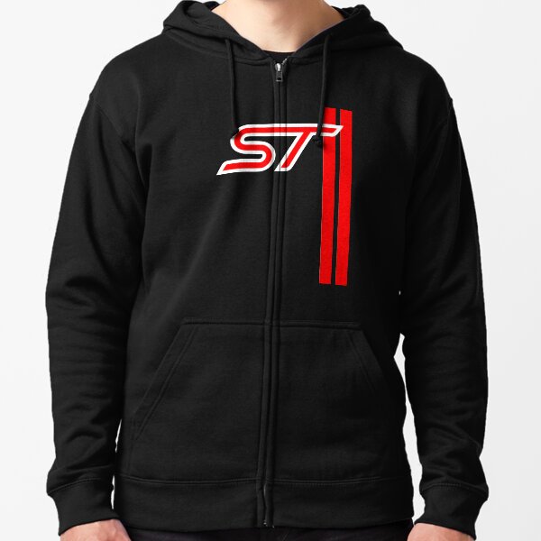 FORD ST Racing Stripes Zipped Hoodie