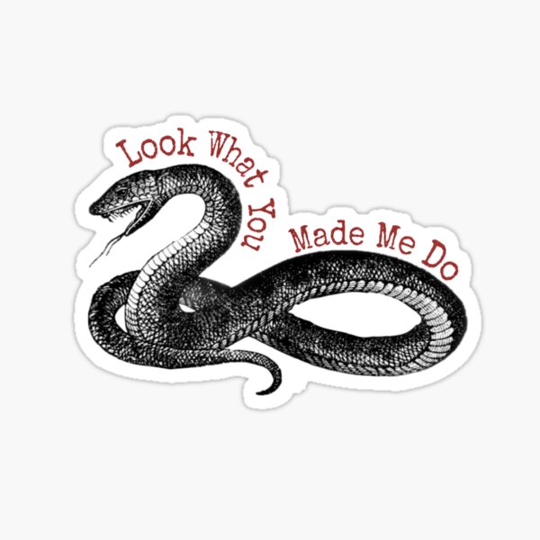 Taylor Swift Snake Tattoo Vinyl Decal Stickers Paper etna.com.pe