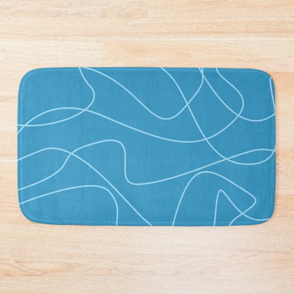 Item preview, Blue Wavy Lines Pattern designed and sold by elisesylvia05.