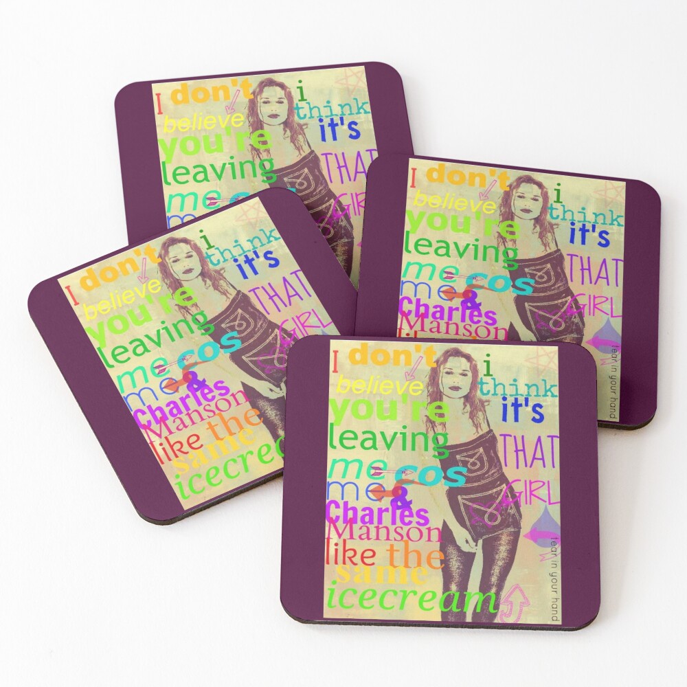 Item preview, Coasters (Set of 4) designed and sold by RabbitWithFangs.