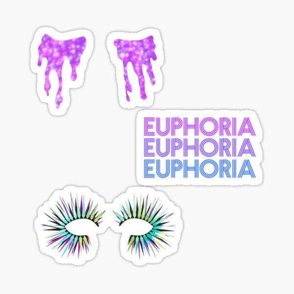 "Euphoria Pack" Sticker for Sale by erinsdrawings Redbubble