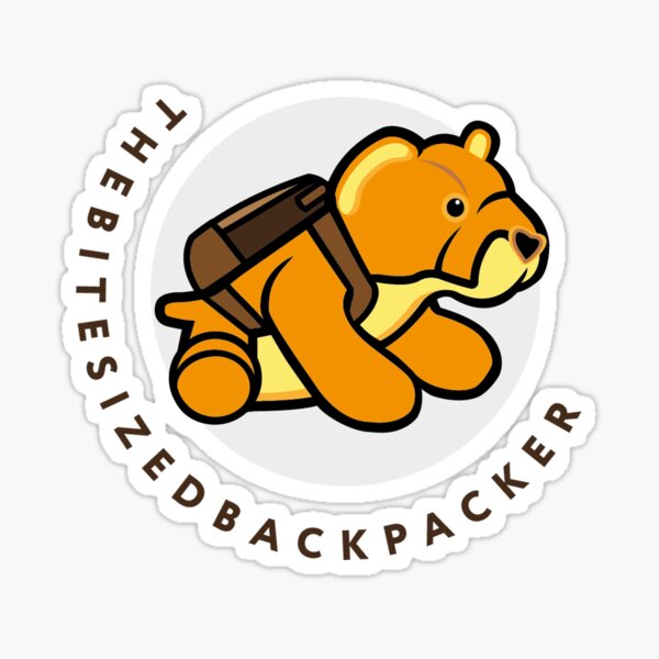 Cute Traveling Leopard Stuffed Animal Sticker