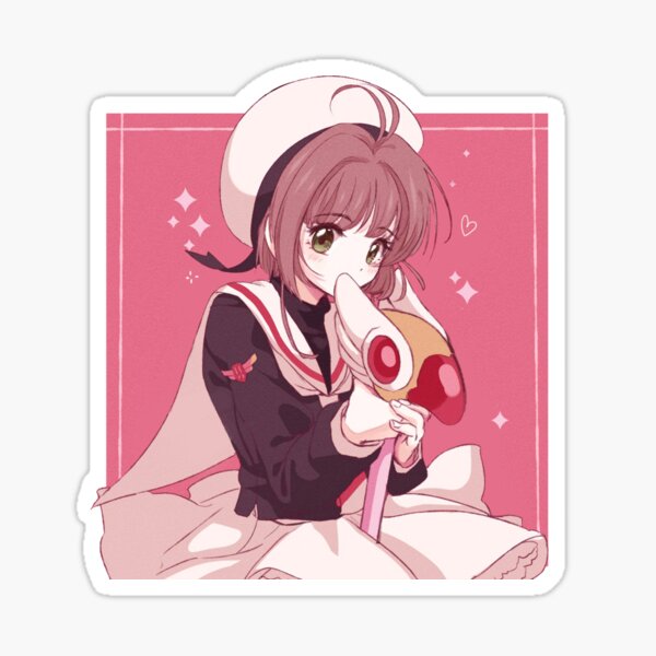 Vista previa del artículo con la obra «Sakura Kinomoto el lindo Cardcaptor», diseñado y vendido por PopsugarUnicorn.
