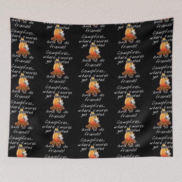 Item preview, Campfires where s'mores get toasted and so do friends - camping - Boo-da-chay designed and sold by Boo-da-chay.