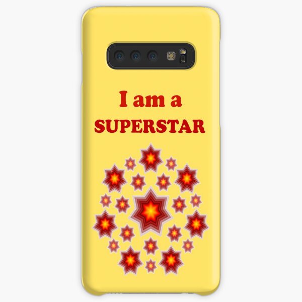 Red shining stars Samsung Galaxy Snap Case