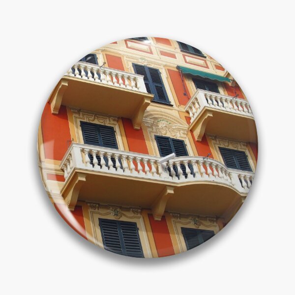 Item preview, A Colourful Facade of Santa Margherita, Italy designed and sold by Marilyn Harris.