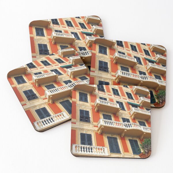 Item preview, A Colourful Facade of Santa Margherita, Italy designed and sold by Marilyn Harris.