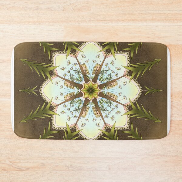 Item preview, Symmetry forest, girl peeking from behind a tree. designed and sold by Bonnie Shaw.