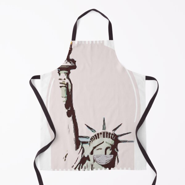 Item preview, Statue of Liberty Wearing Mask designed and sold by flickertoaflame.