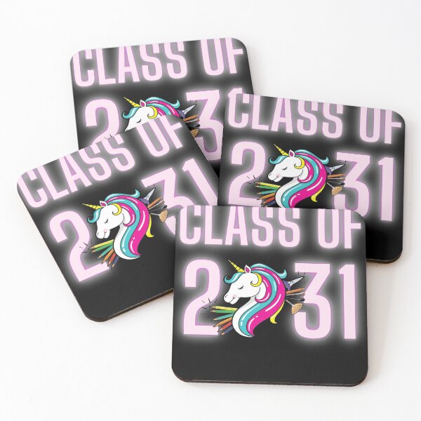 Item preview, Class of 2031 Unicorn Back to School designed and sold by FunShirtDesigns.