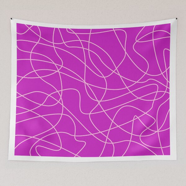 Item preview, Pink Wavy Lines Pattern designed and sold by elisesylvia05.