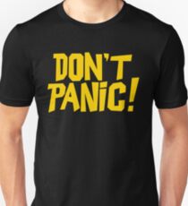 The Hitchhikers Guide to the Galaxy - Don't Panic Unisex T-Shirt