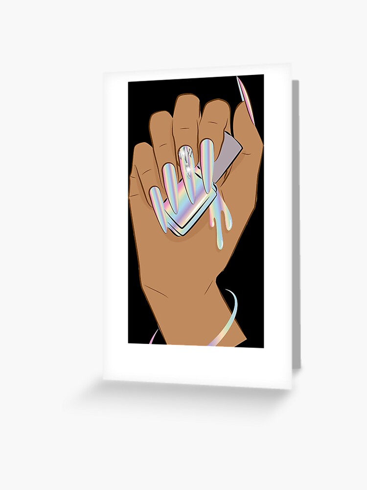 Long Nails Card 