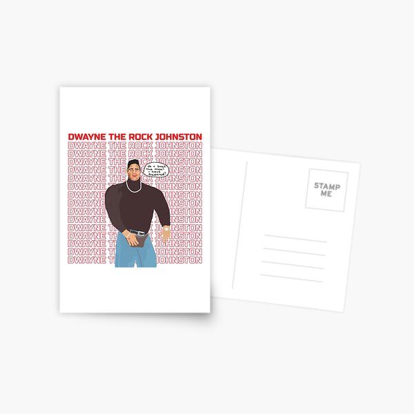 Dwayne The Rock Johnson eyebrow raise meme Postcard for Sale by YKatire