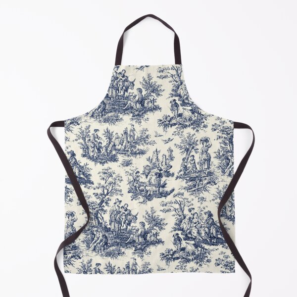 Artikelvorschau, NOMADES Artsy vintage Toile de Jouy - Navy and white entworfen und verkauft von Nomades.