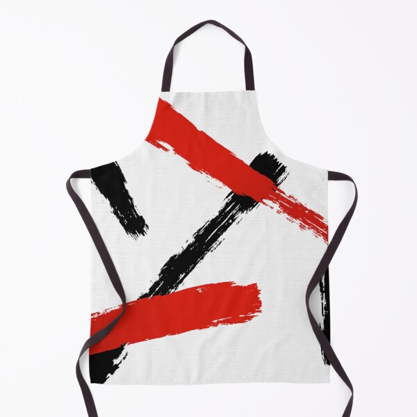 Item preview, Brush Strokes Black and Red designed and sold by JillyBeanDesign.