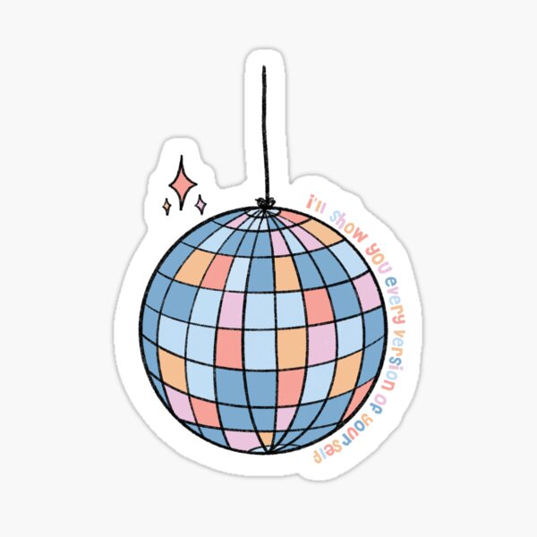 mirrorball Sticker