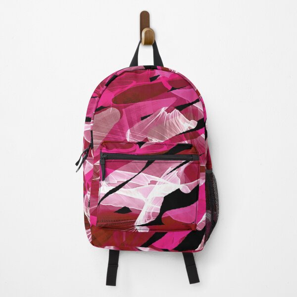 Item preview, Abstract wind pink peach zig zag pattern designed and sold by SILVERAPPLE.