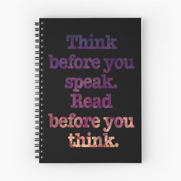 Item preview, Think before you speak read before you think designed and sold by LeighsDesigns.