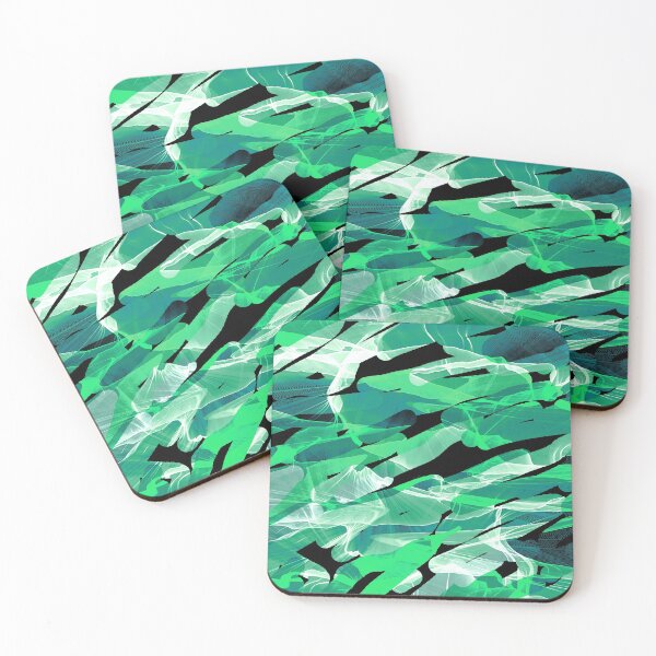 Item preview, Abstract tropical green patterns  designed and sold by SILVERAPPLE.
