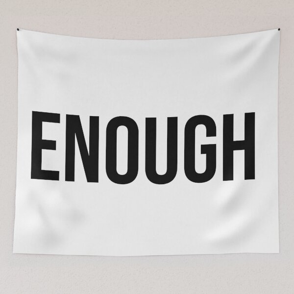 Item preview, ENOUGH | Bold Sayings to Proclaim | Minimal | Design | Elevated Faith | Bethel designed and sold by seaniemendoza.