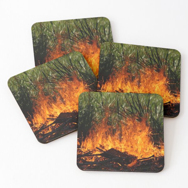 Item preview, Hot campfire on nature background designed and sold by olena2552.