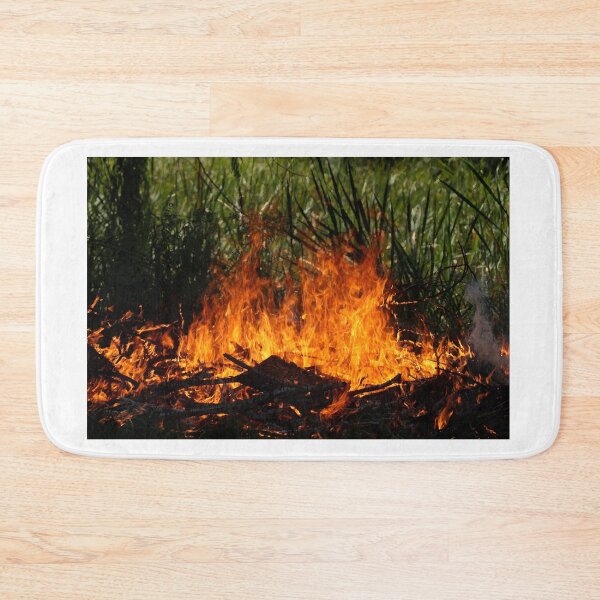 Item preview, Hot campfire on nature background designed and sold by olena2552.