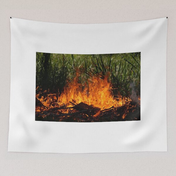 Item preview, Hot campfire on nature background designed and sold by olena2552.
