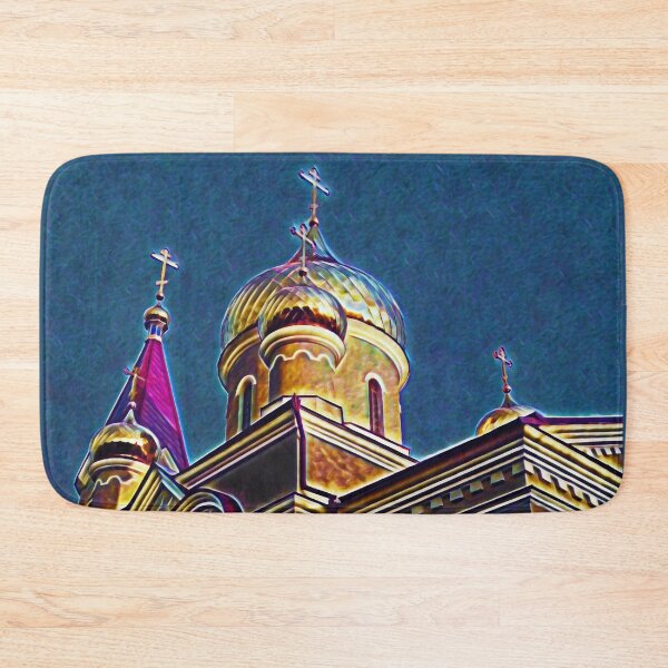 Item preview, Orthodox church with shining domes designed and sold by helenkaiy.
