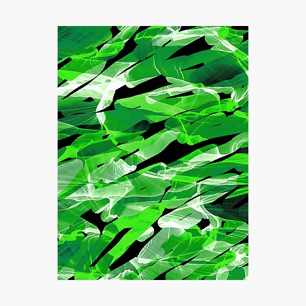 Artikelvorschau, Digitale Kunst der abstrakten grünen Muster entworfen und verkauft von SILVERAPPLE.