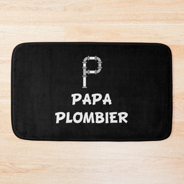 Aperçu de l'œuvre Papa plombier cadeau humour drôle créée et vendue par joozybart.