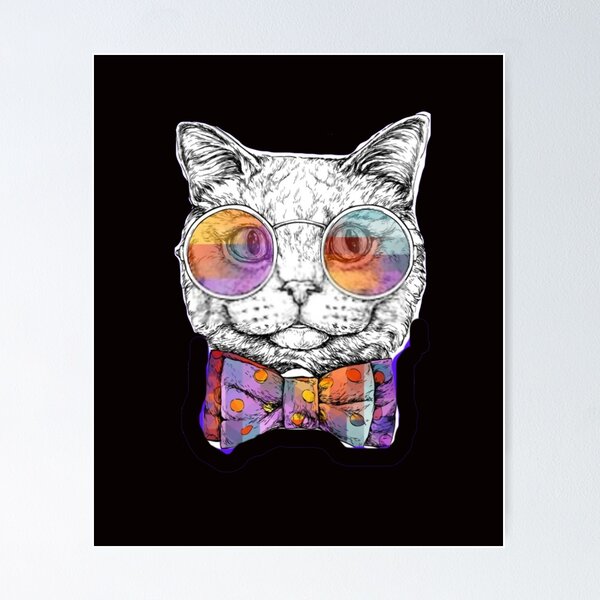Item preview, Funny cat with sunglasses design designed and sold by zPremium.