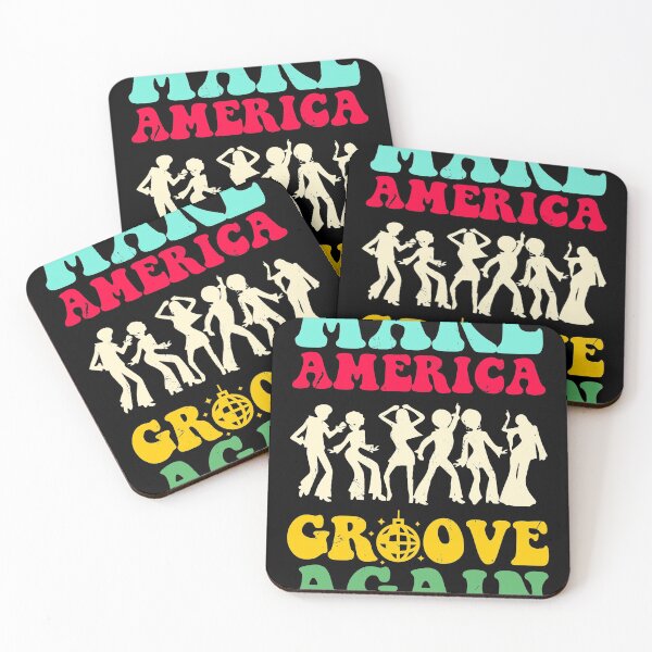 Item preview, Retro 70s Style Disco Lover Make America Groove Again gift design designed and sold by Lisbob.