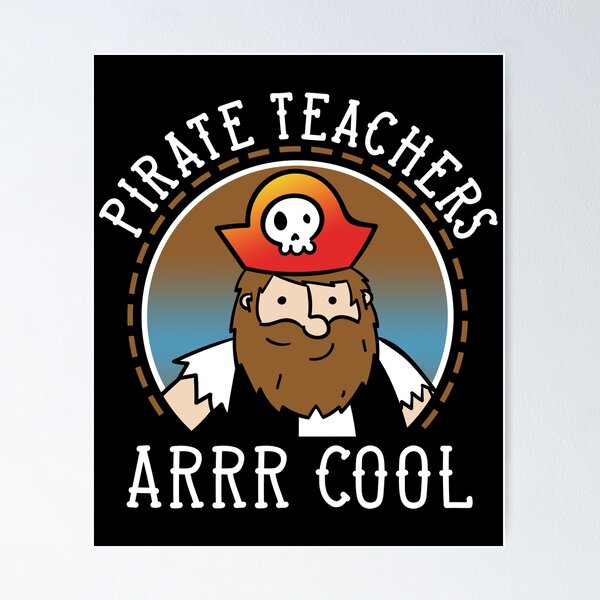 Item preview, Pirate Teacher design, Teacher gift, Educational design product designed and sold by Lisbob.